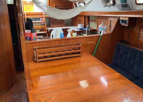 Inside view looking aft